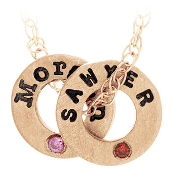Picture of Mini Skinny Gold Washer Necklace