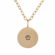 Picture of 14K Gold Charm with 14K Wide Rim 