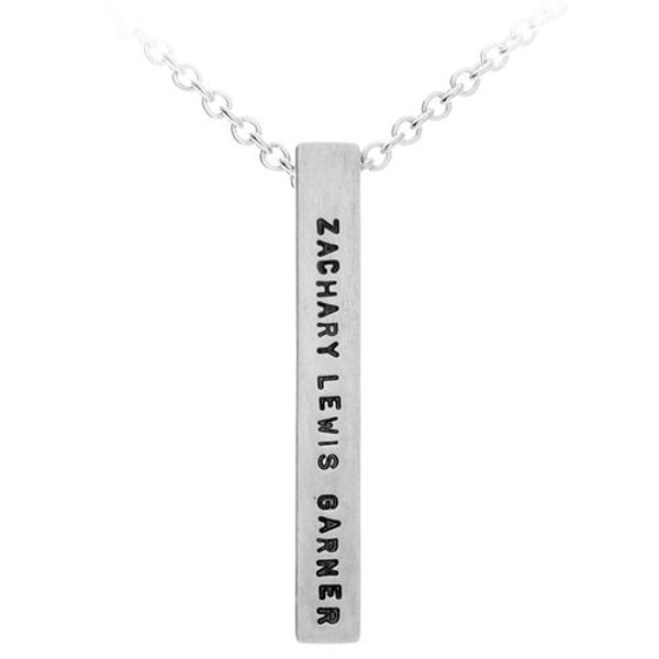 Picture of Silver Vertical Bar Necklace